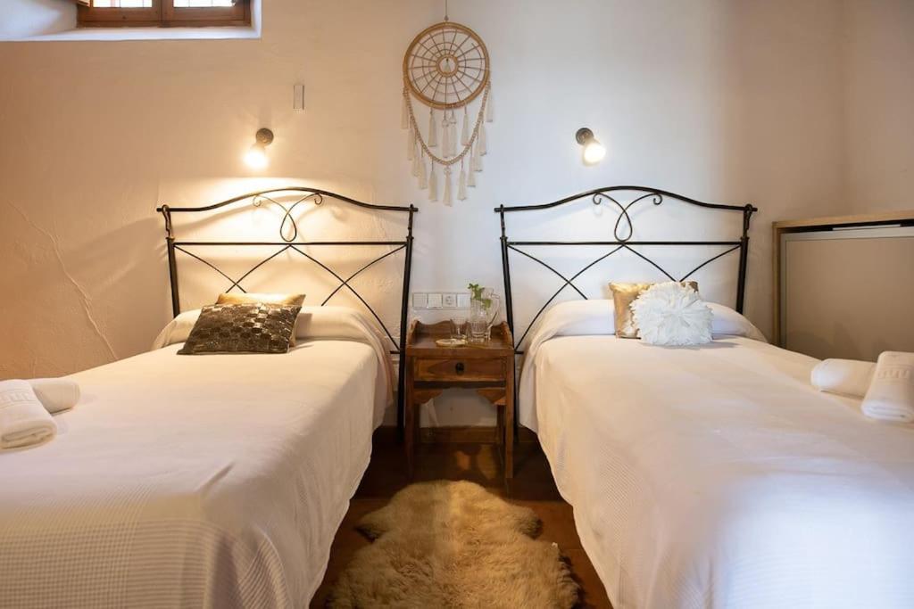 Casa Can Lluc Con Piscina, Jardin Y Vista Al Campo Sant Miquel de Balansat Eksteriør billede