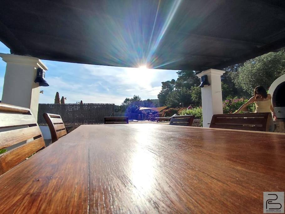 Casa Can Lluc Con Piscina, Jardin Y Vista Al Campo Sant Miquel de Balansat Eksteriør billede