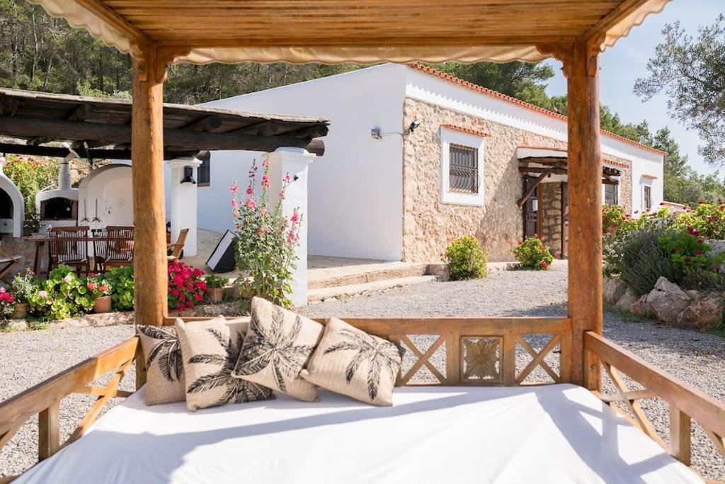 Casa Can Lluc Con Piscina, Jardin Y Vista Al Campo Sant Miquel de Balansat Eksteriør billede