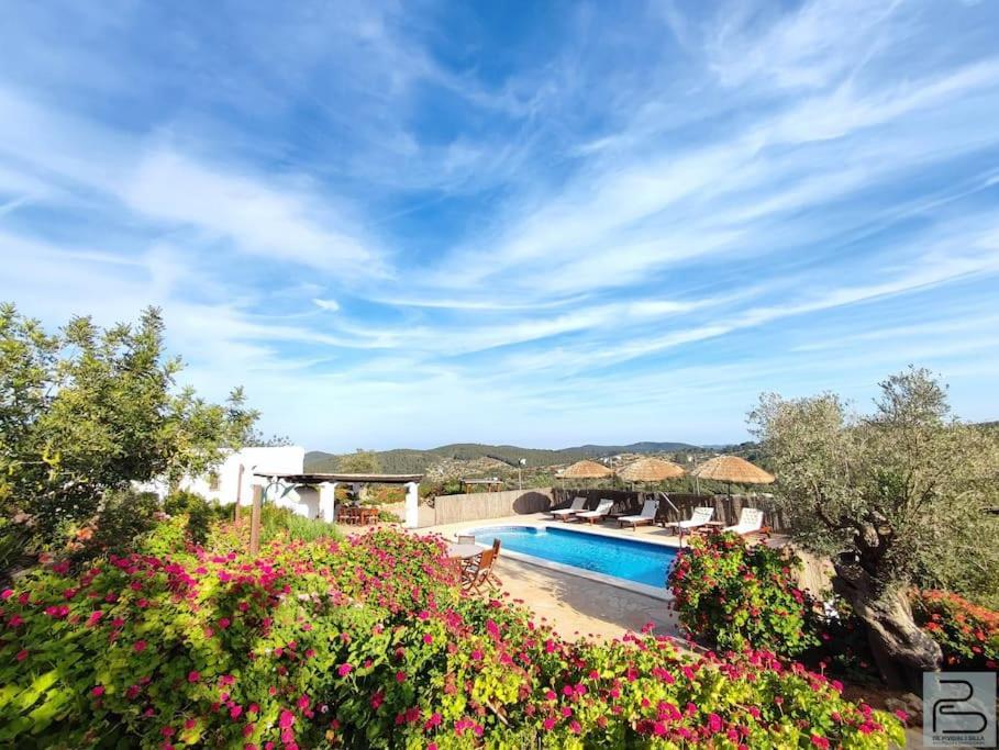 Casa Can Lluc Con Piscina, Jardin Y Vista Al Campo Sant Miquel de Balansat Eksteriør billede