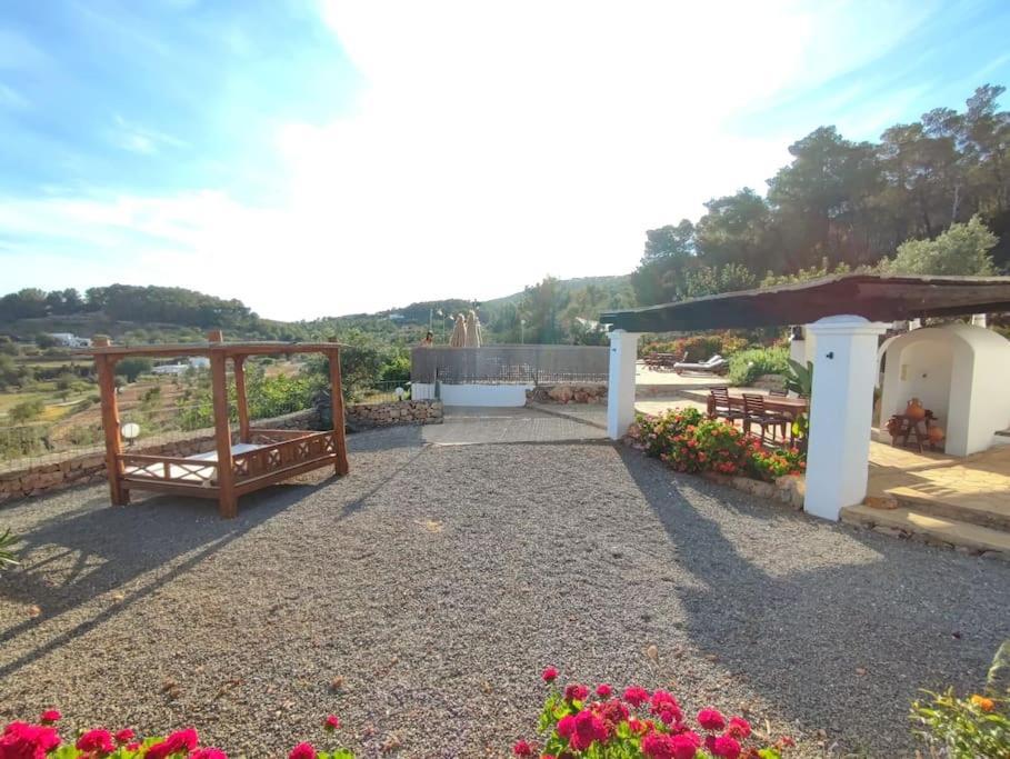 Casa Can Lluc Con Piscina, Jardin Y Vista Al Campo Sant Miquel de Balansat Eksteriør billede