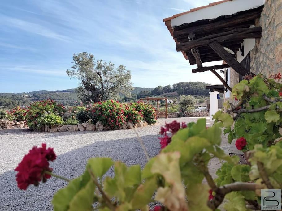 Casa Can Lluc Con Piscina, Jardin Y Vista Al Campo Sant Miquel de Balansat Eksteriør billede