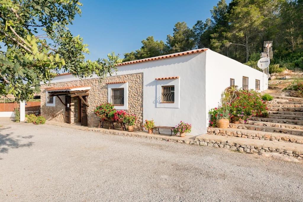 Casa Can Lluc Con Piscina, Jardin Y Vista Al Campo Sant Miquel de Balansat Eksteriør billede