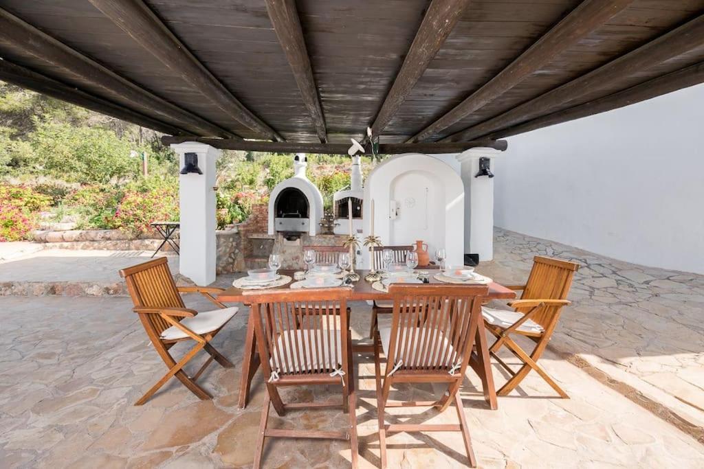 Casa Can Lluc Con Piscina, Jardin Y Vista Al Campo Sant Miquel de Balansat Eksteriør billede