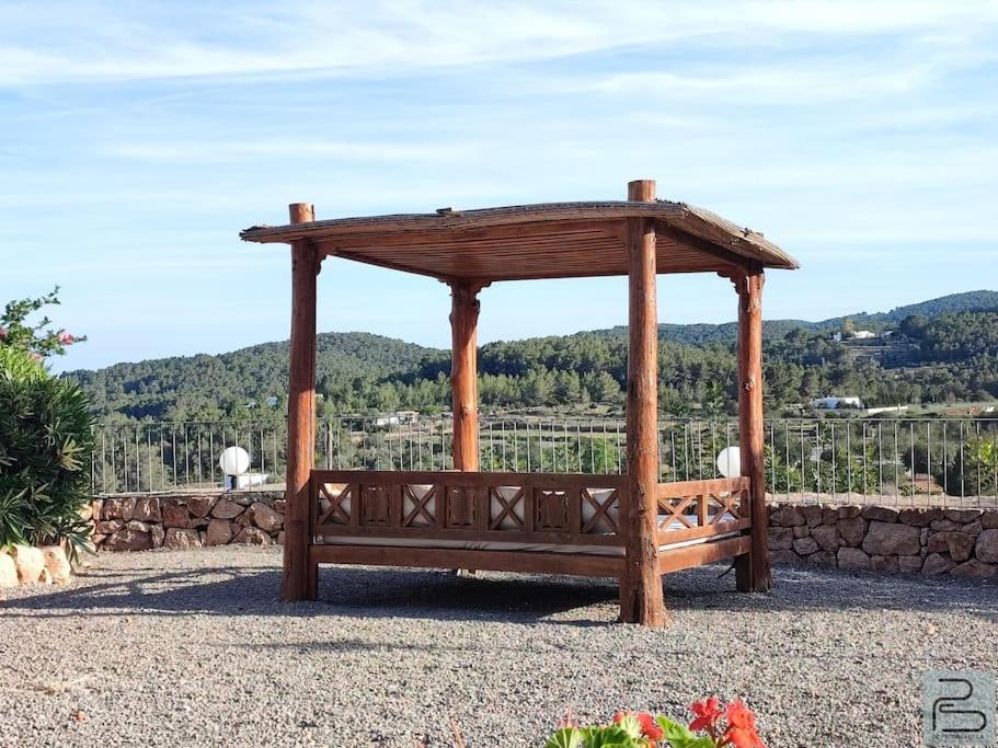 Casa Can Lluc Con Piscina, Jardin Y Vista Al Campo Sant Miquel de Balansat Eksteriør billede