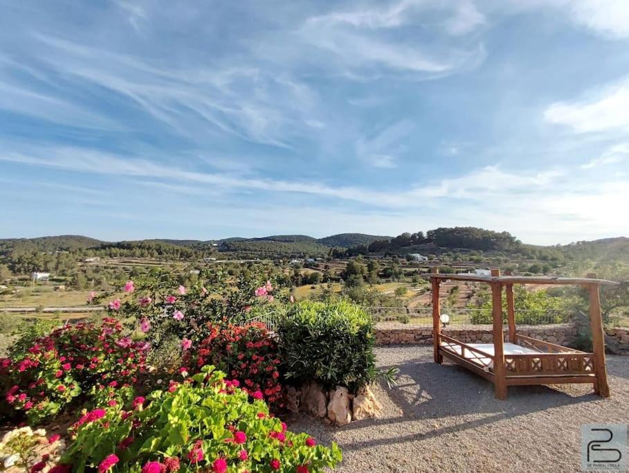 Casa Can Lluc Con Piscina, Jardin Y Vista Al Campo Sant Miquel de Balansat Eksteriør billede