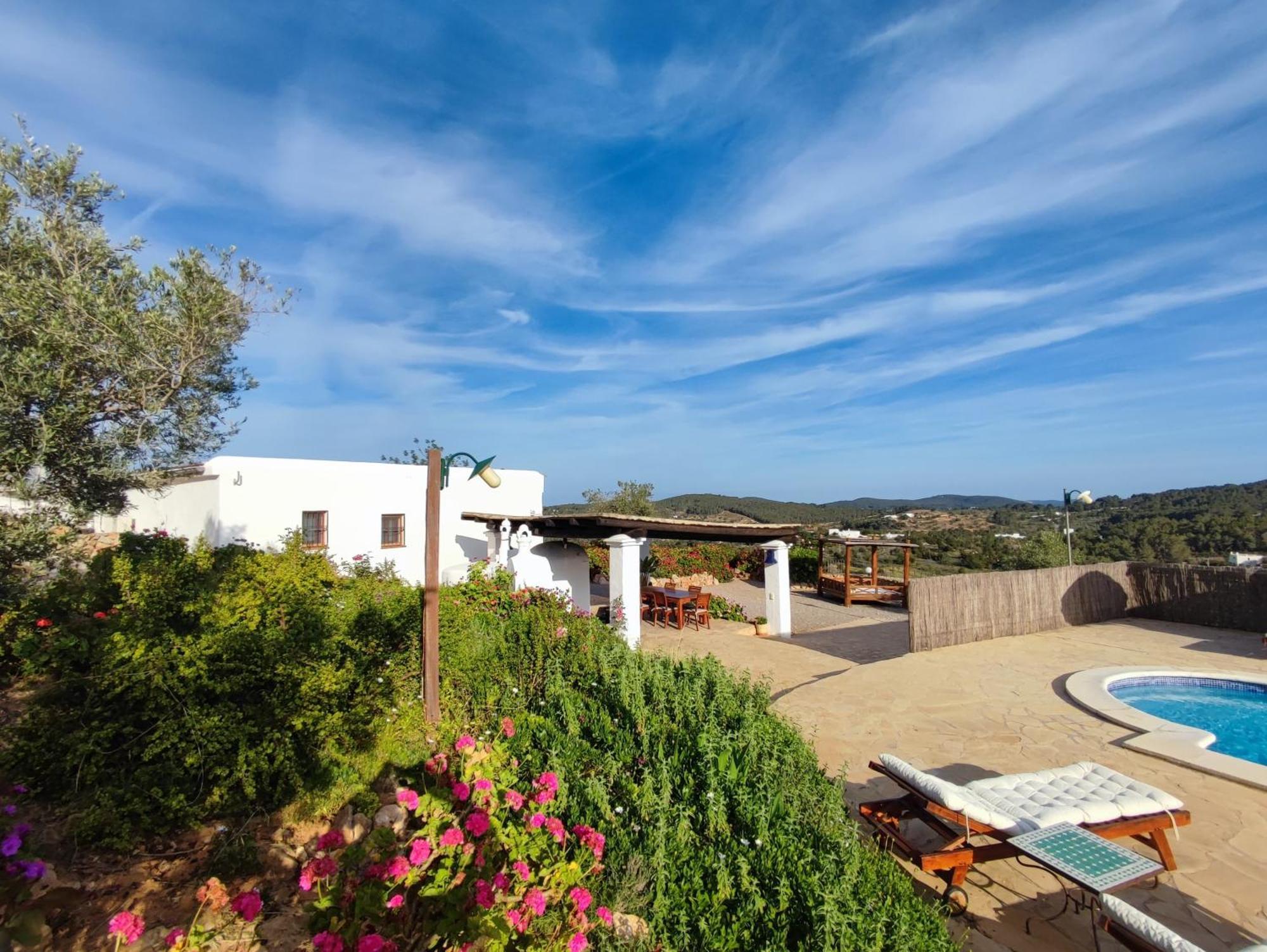 Casa Can Lluc Con Piscina, Jardin Y Vista Al Campo Sant Miquel de Balansat Eksteriør billede
