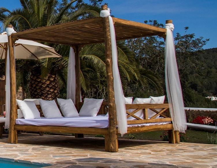 Casa Can Lluc Con Piscina, Jardin Y Vista Al Campo Sant Miquel de Balansat Eksteriør billede