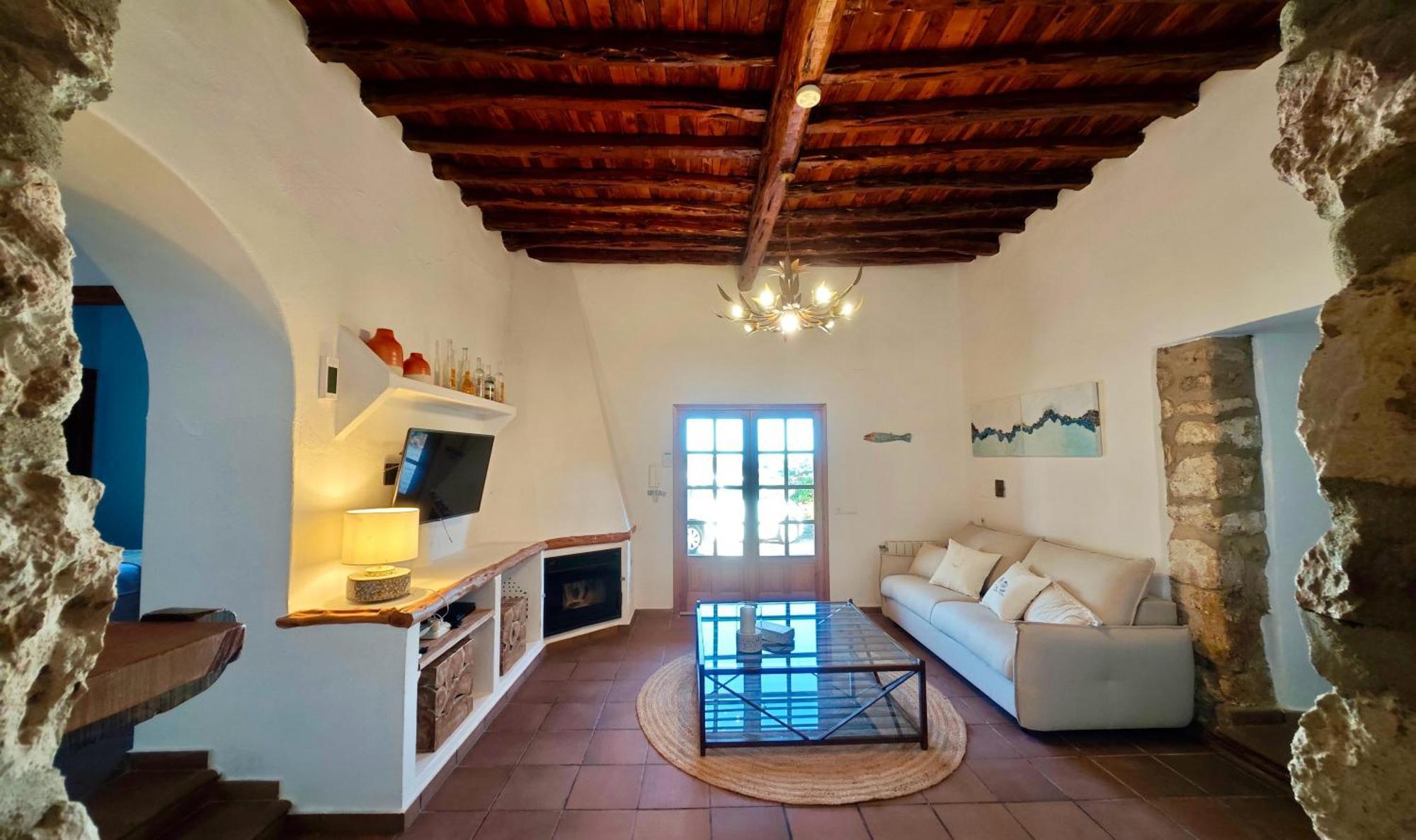 Casa Can Lluc Con Piscina, Jardin Y Vista Al Campo Sant Miquel de Balansat Eksteriør billede
