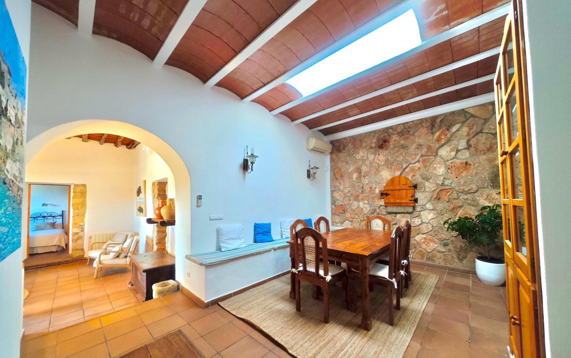 Casa Can Lluc Con Piscina, Jardin Y Vista Al Campo Sant Miquel de Balansat Eksteriør billede