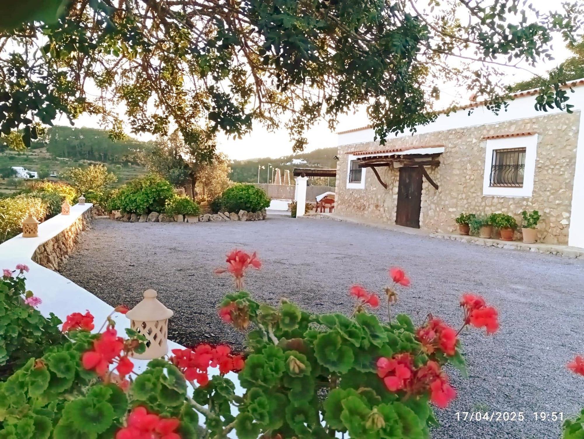 Casa Can Lluc Con Piscina, Jardin Y Vista Al Campo Sant Miquel de Balansat Eksteriør billede